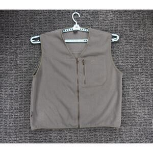 Lowe Alpine Vest Mens XL Gray Aleutian Full Zip Polartec Fleece Outdoor Gorpcore